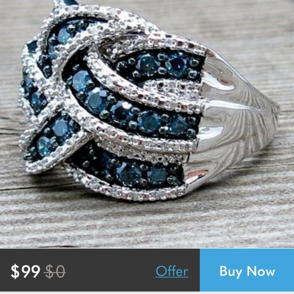 🆕 Sapphire Ring Set in 925 Silver - Picture 9 of 9